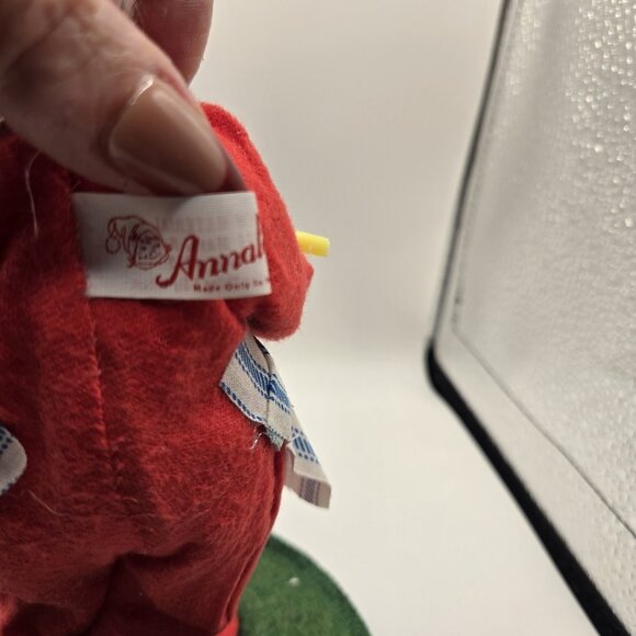 Vintage 1989 Annalee 6" Smiling Santa Claus Workshop Painting Train - Picture 6 of 7